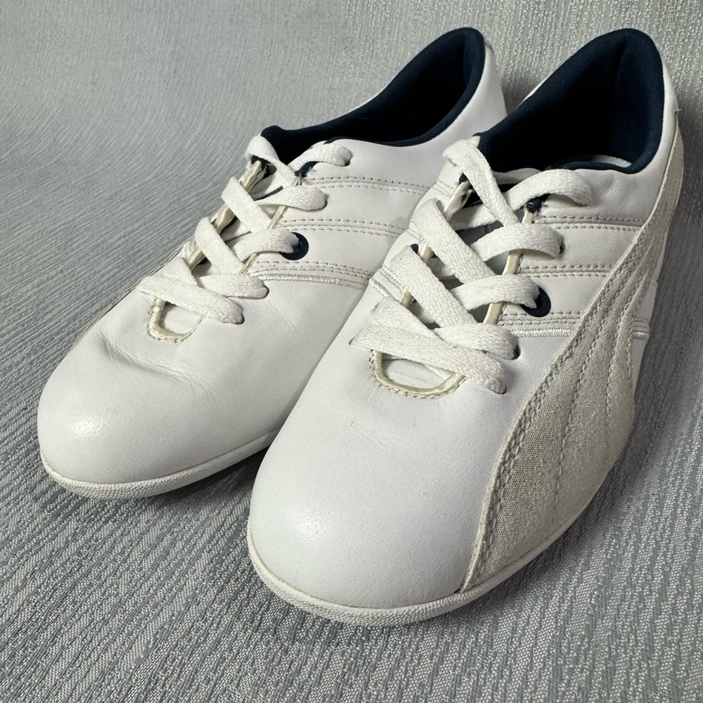 Puma Blue and White Sneakers